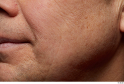 Face Cheek Skin Man Chubby Wrinkles Studio photo references